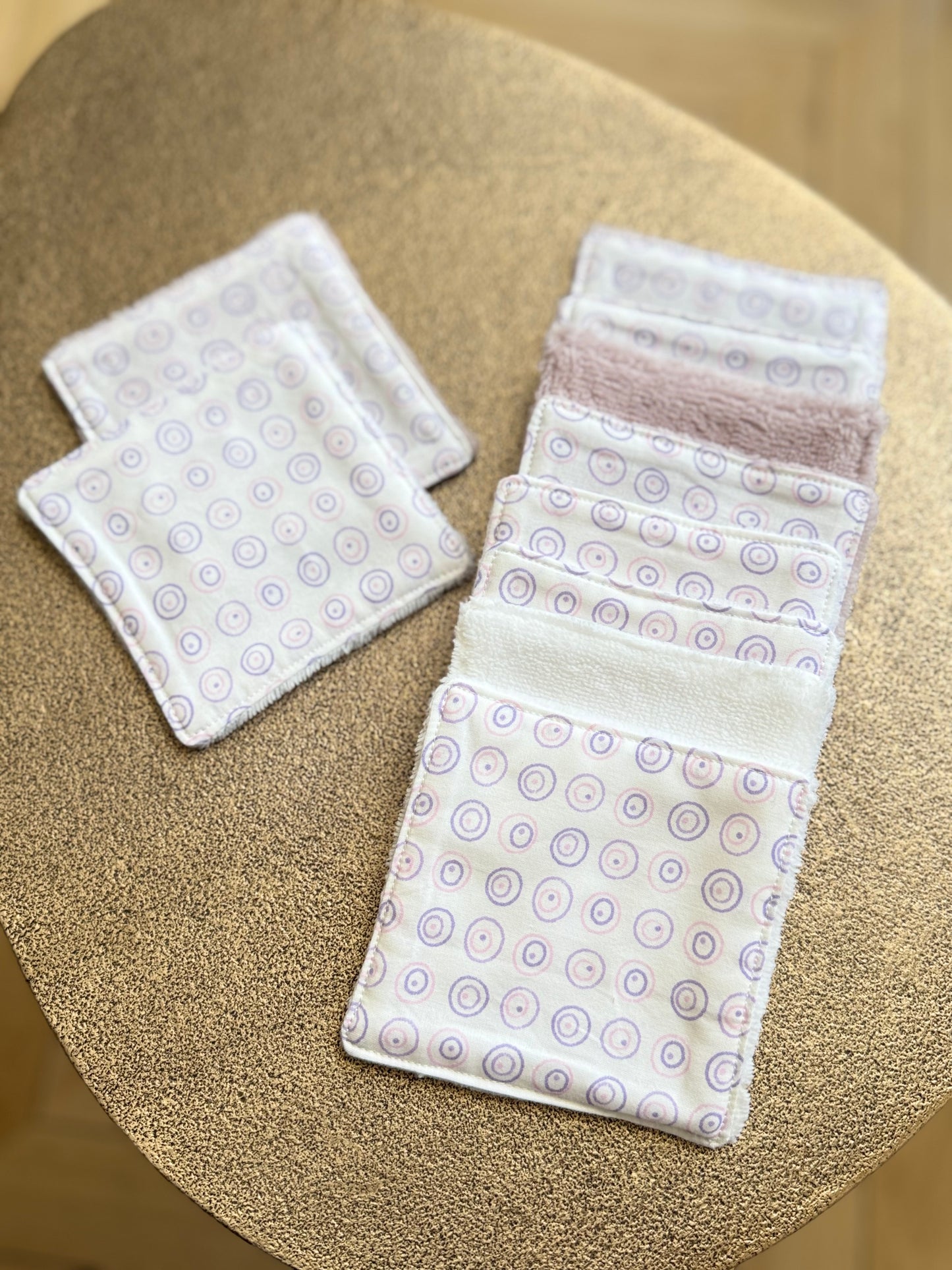 Lot 10 lingettes lavables zéro déchet ⭐️PROMO