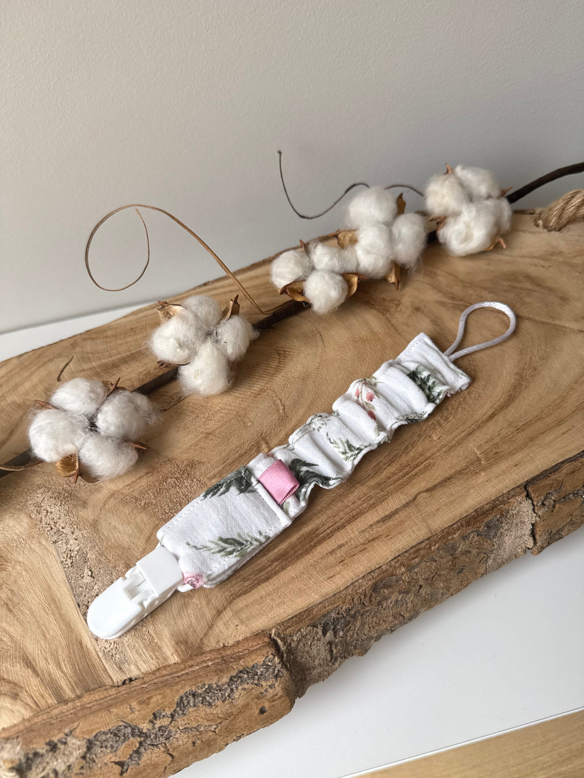 Coffret Lange + Attache Tétine Personnalisé | Gaze de Coton