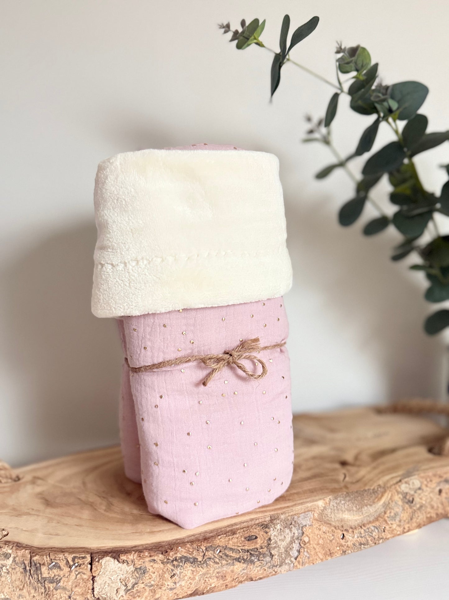 Couverture pour bébé en bi matière très douce