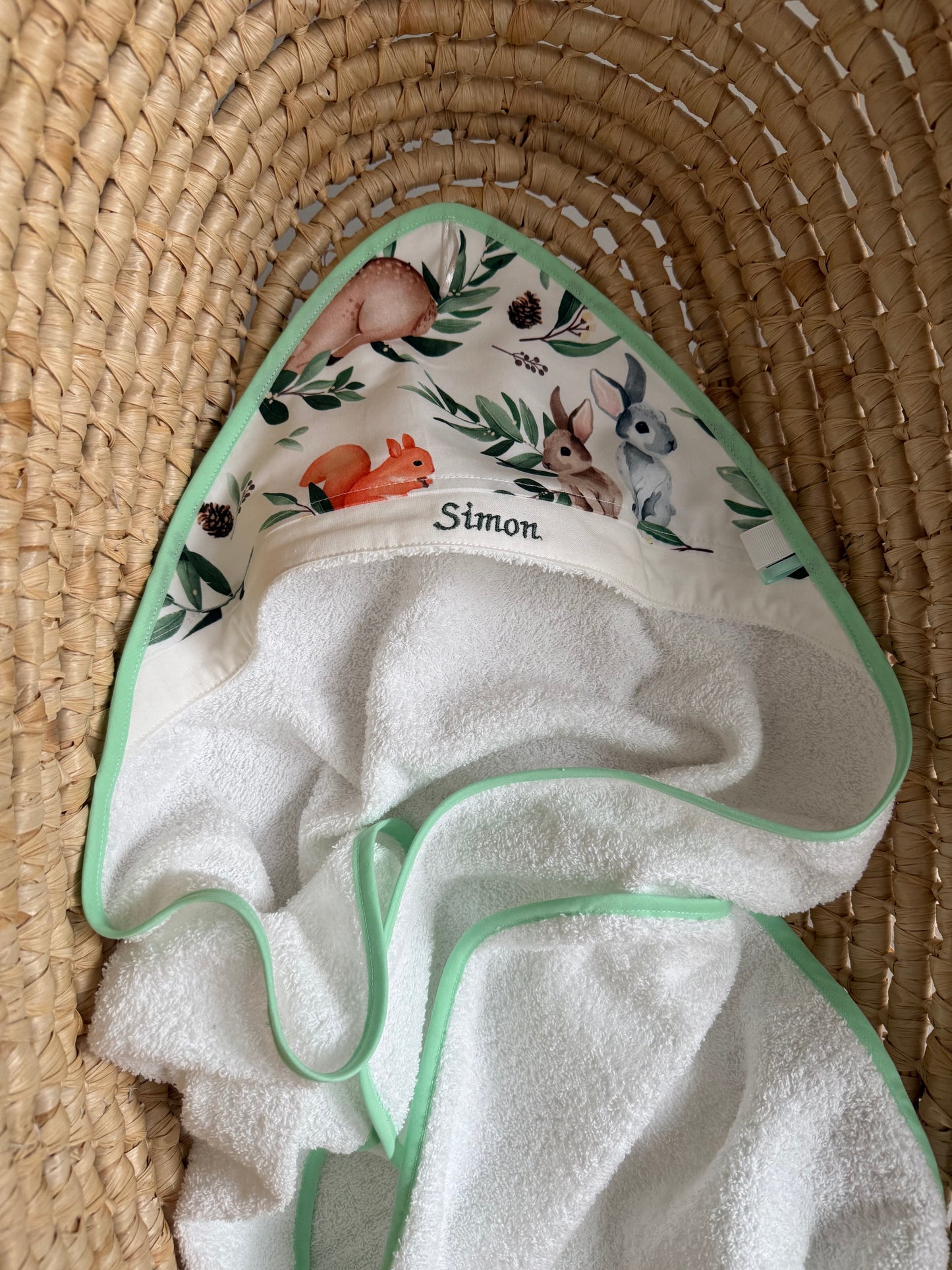 Cape de bain bébé + Gant toilette ❤️Nouveauté