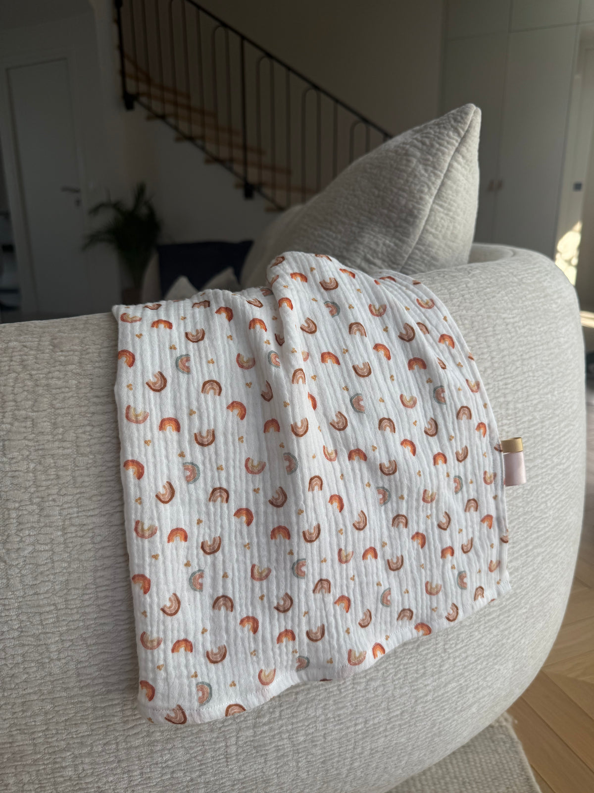 Lange bébé arc-en-ciel - Gaze de coton-Dernier en stock