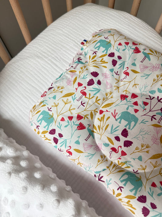 Petit coussin bébé réversible cale-tête & dernièr en stock