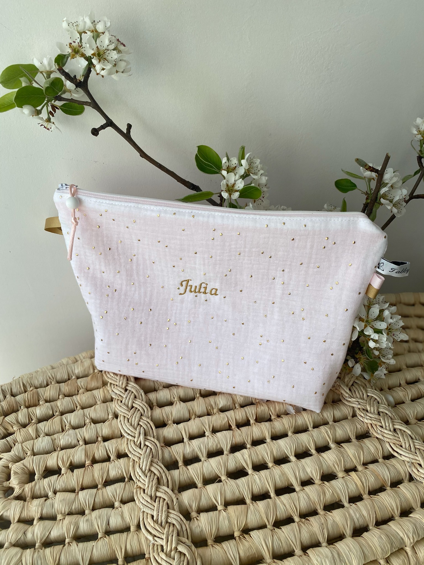 Trousse de toilette Double Gaze de coton