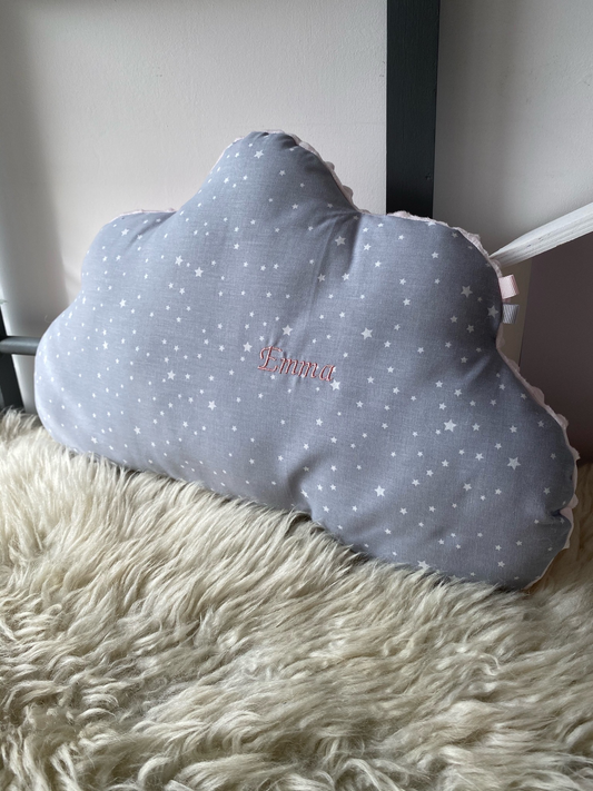 Coussin nuage Gris étoile