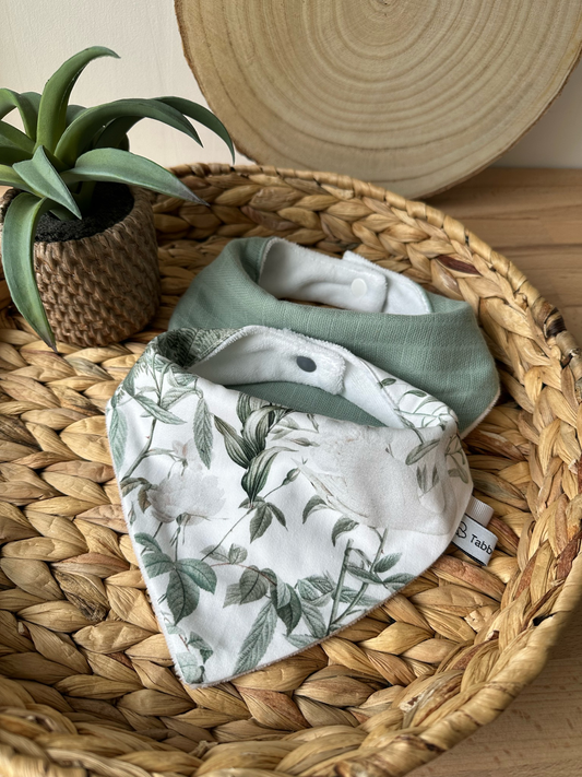 Lot 2 Bavoirs Bandana Bio Eucalyptus